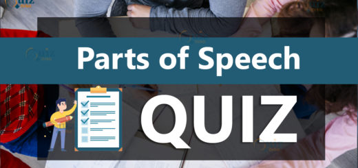 parts of speech quiz