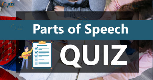 parts of speech quiz