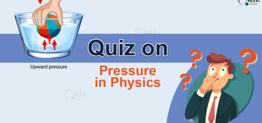 Quiz on Pressure in Physics